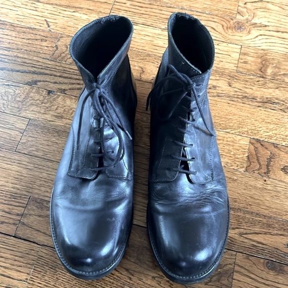 Rokin Sweden Men’s Black Leather Ankle Boot Size Euro 43 - Picture 3 of 5